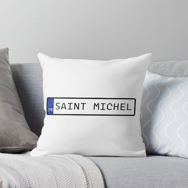Item preview, Saint Michel France Number Plate designed and sold by PatchMerch.