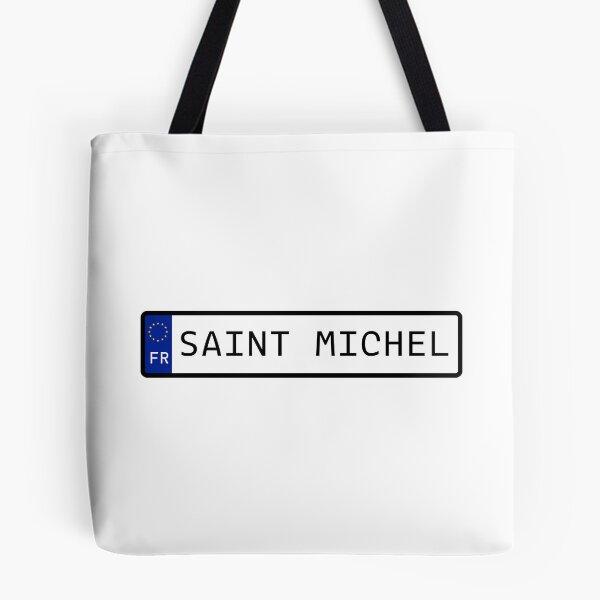 Item preview, Saint Michel France Number Plate designed and sold by PatchMerch.