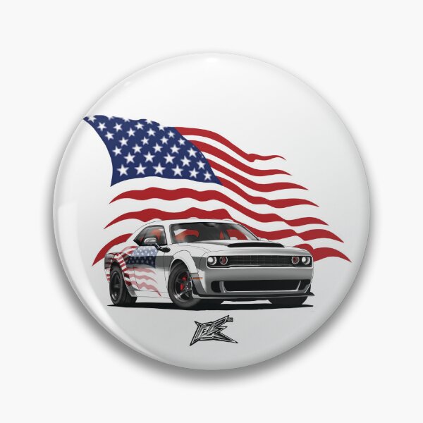 Item preview, patriotic american flag wide american muscle car coupe  designed and sold by NaquashM.