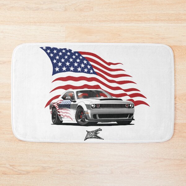 Item preview, patriotic american flag wide american muscle car coupe  designed and sold by NaquashM.
