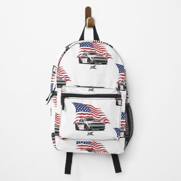 Item preview, patriotic american flag wide american muscle car coupe designed and sold by NaquashM.