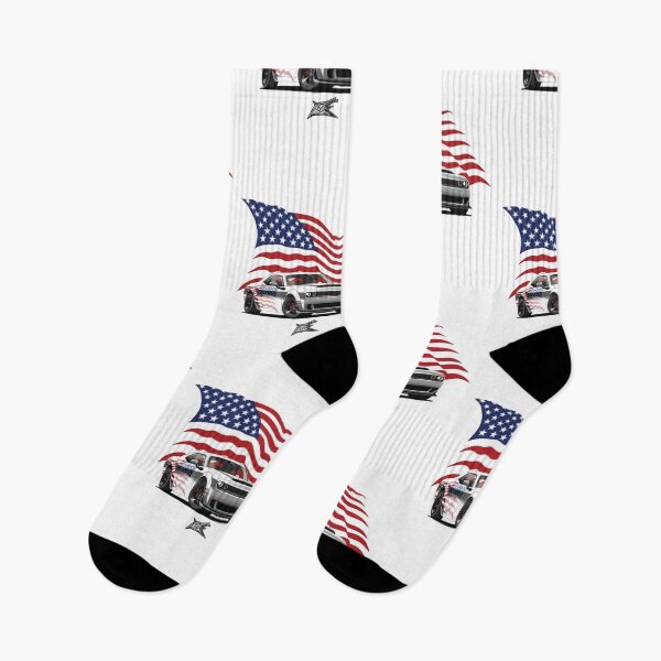 Item preview, patriotic american flag wide american muscle car coupe  designed and sold by NaquashM.