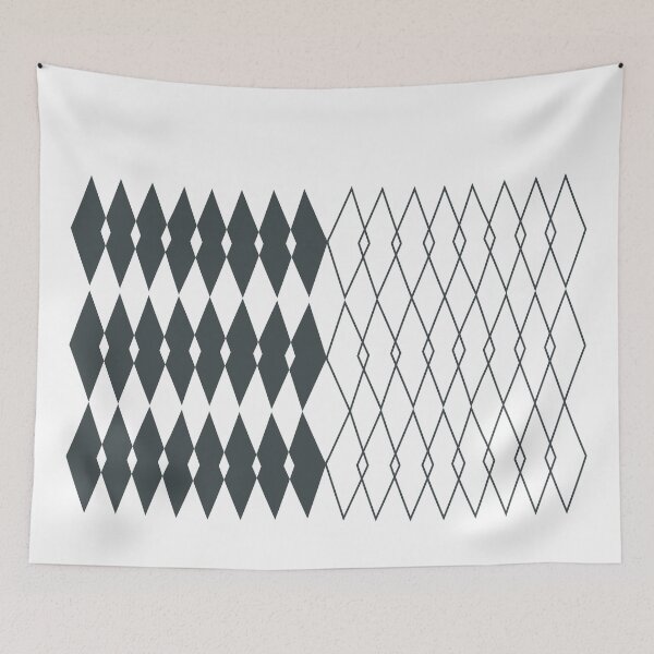 Item preview, Sharp Symmetry: Bold Patterned Power 36, Unique designed and sold by villacreativa.