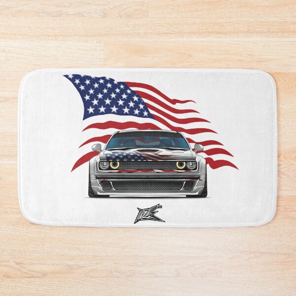 Item preview, patriotic american flag american muscle car coupe wide  designed and sold by NaquashM.