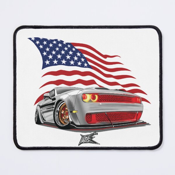 Item preview, patriotic american flag  stanced american muscle car coupe  designed and sold by NaquashM.