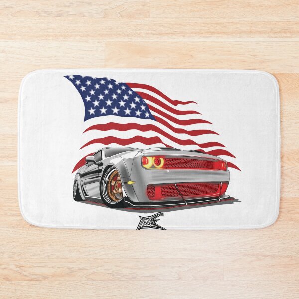 Item preview, patriotic american flag  stanced american muscle car coupe  designed and sold by NaquashM.