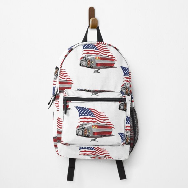Item preview, patriotic american flag stanced american muscle car coupe designed and sold by NaquashM.