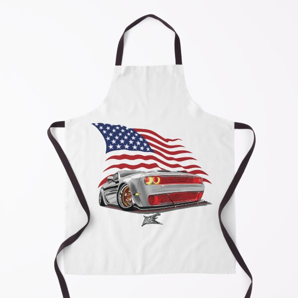 Item preview, patriotic american flag stanced american muscle car coupe designed and sold by NaquashM.