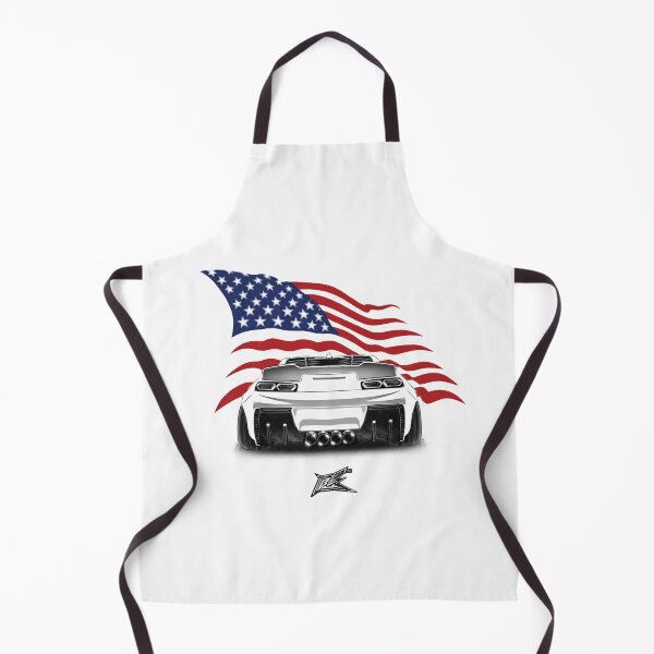 Item preview, patriotic american flag camaro ss v8 rear designed and sold by NaquashM.