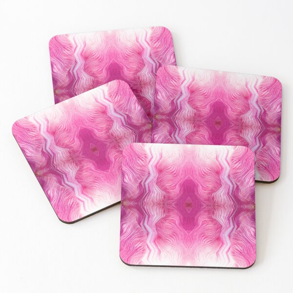 Item preview, A vibrant pink and white pattern designed and sold by annasofia.