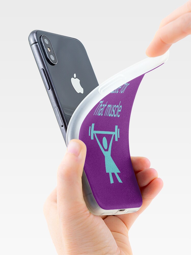 Alternate view of Hustle for that muscle iPhone Case & Cover
