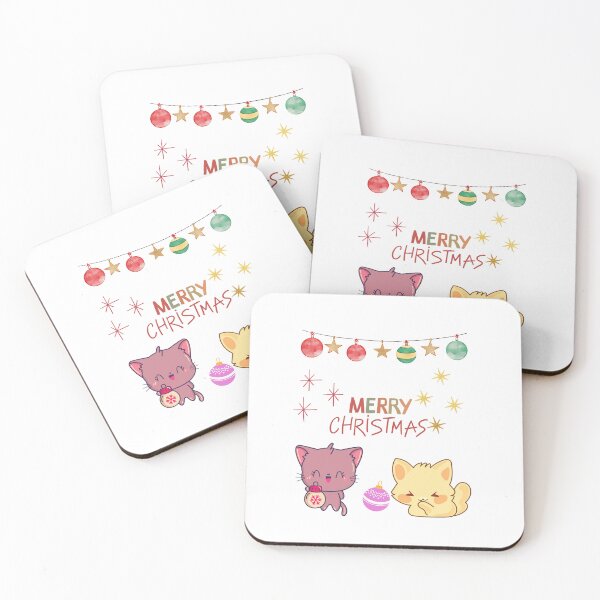 Item preview, Merry Christmas Cute Cats designed and sold by CustomCatTee.