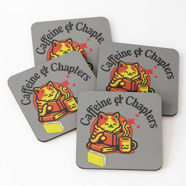 Item preview, CAFFEEINE & CHAPTERS designed and sold by DOKOTO.