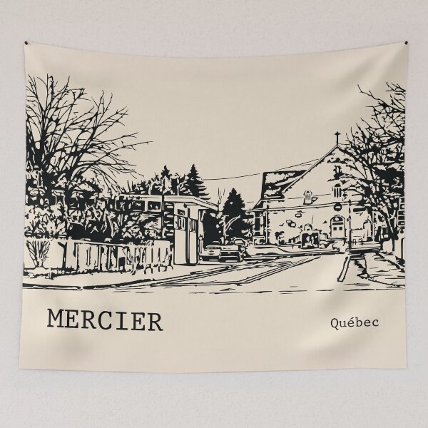 Item preview, Mercier Québec designed and sold by Lakeric Cityscapes.
