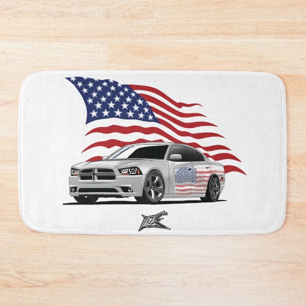 Item preview, patriotic american flag  stanced american muscle car sedan  designed and sold by NaquashM.