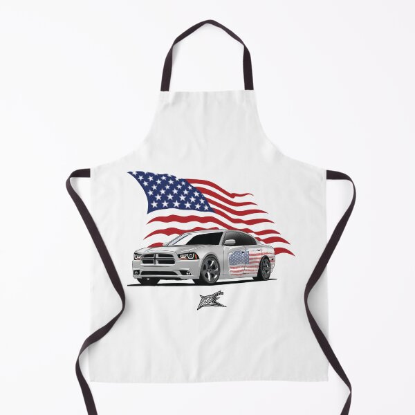 Item preview, patriotic american flag stanced american muscle car sedan designed and sold by NaquashM.