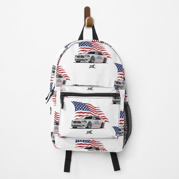 Item preview, patriotic american flag stanced american muscle car sedan designed and sold by NaquashM.