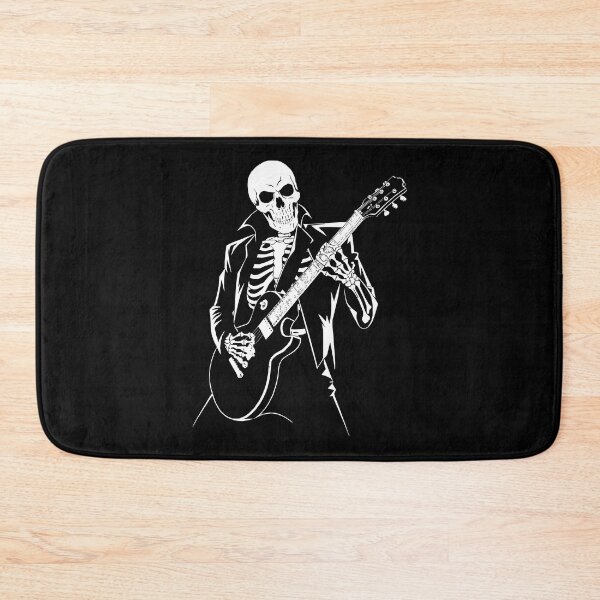 Item preview, HORROR SKELETON PLAYING ELECTRIC GUITAR designed and sold by Mclickster.