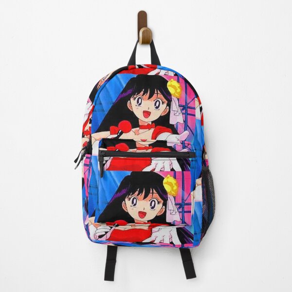Item preview, Sailor Mars Sings on Sailor Moon - 1990s Retro TV Art Print designed and sold by Earth Nature Creations.