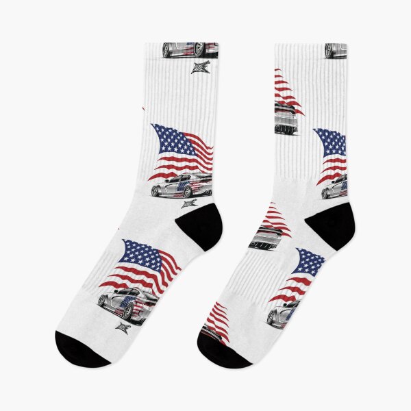 Item preview, patriotic american flag  stanced american muscle car sedan rear designed and sold by NaquashM.