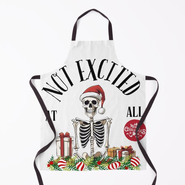 Item preview, Sarcastic Christmas Skeleton Santa Not Excited At All designed and sold by KeepYourShirt.