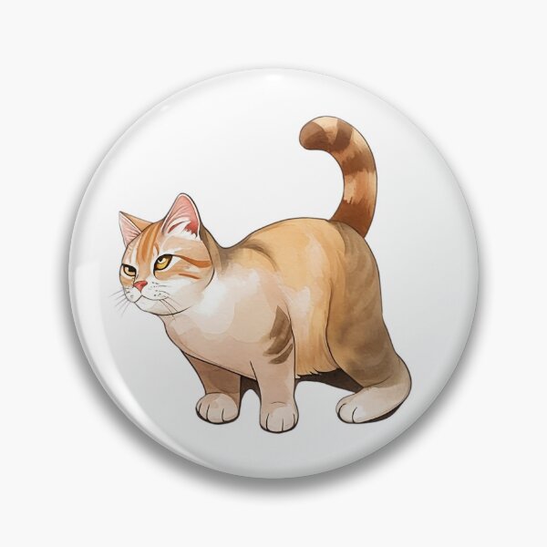Item preview, Illustration of a Cute Ginger Tabby Cat with Curious Expression designed and sold by kojinho.