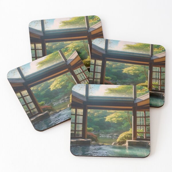 Item preview, Peaceful River and Onsen Harmony designed and sold by BlareBlare.