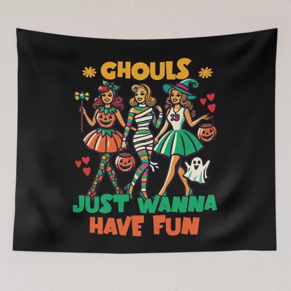 Item preview, Ghouls Just Wanna Have Fun Halloween Fun designed and sold by LuminOrb.
