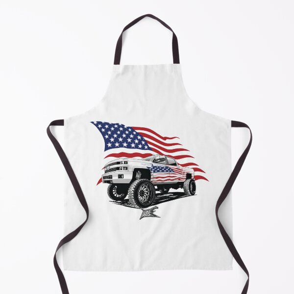 Item preview, patriotic american flag american v8 lifted truck designed and sold by NaquashM.