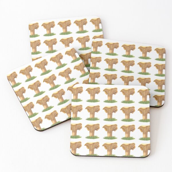 Item preview, Girole, mushroom with dry pastel designed and sold by Chouetteplanete.