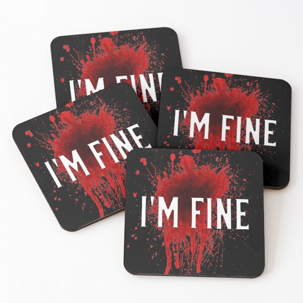 Item preview, Funny I'm Fine designed and sold by Reggiano.