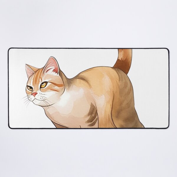 Item preview, Illustration of a Cute Ginger Tabby Cat with Curious Expression designed and sold by kojinho.