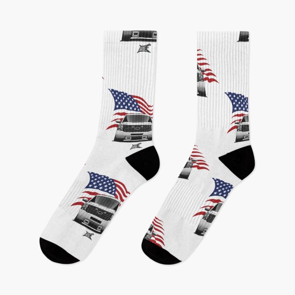 Item preview, patriotic american flag american v8 chevy drift truck designed and sold by NaquashM.