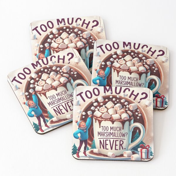 Item preview, A hot cocoa mug with marshmallow designed and sold by itskrrish.