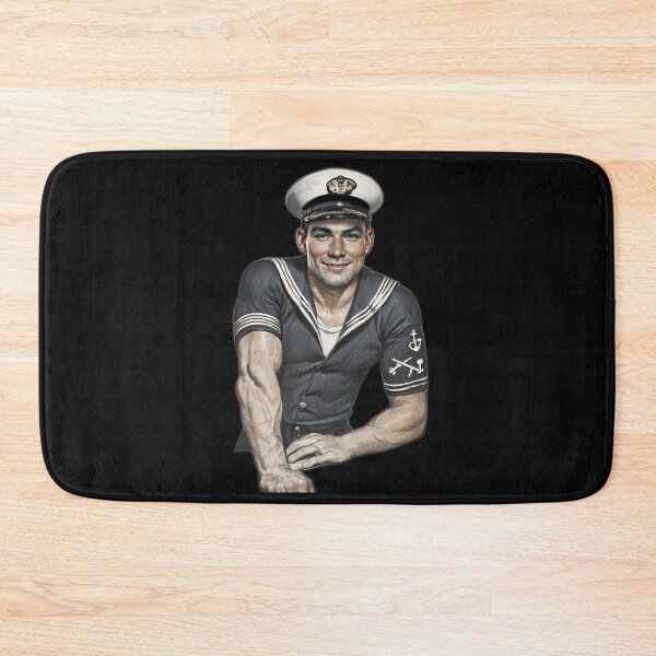 Item preview, Hello Sailor Navy Gay Pride Graphic Design designed and sold by ItsAKinkThing.