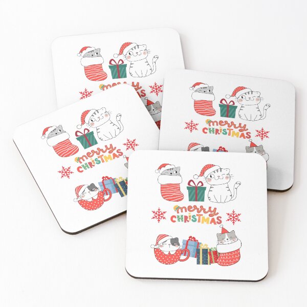 Item preview, Festive Cats Christmas Design. Purrfect Catmas designed and sold by CustomCatTee.