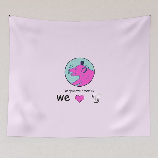 Item preview, we love garbage designed and sold by titanicman119.