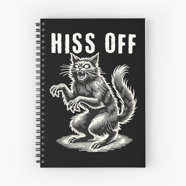 Item preview, Hiss Off Angry Cat Humor Halloween designed and sold by LuminOrb.