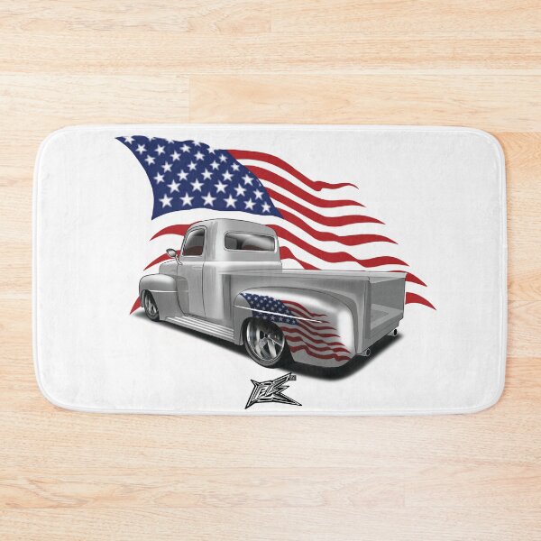 Item preview, patriotic american flag ford f100  designed and sold by NaquashM.