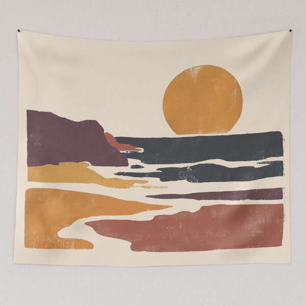 Item preview, Boho Beach Sun Landscape Adventure designed and sold by trajeado14.