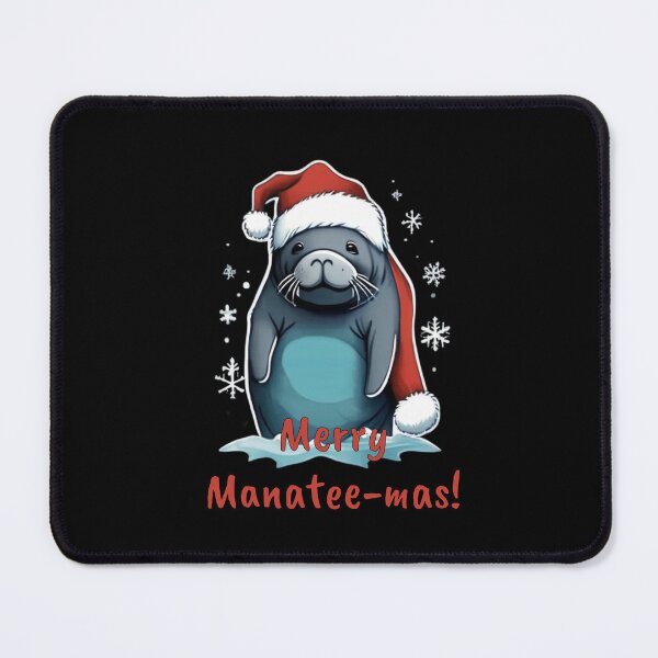 Item preview, christmas manatee designed and sold by EuropeanPrints.
