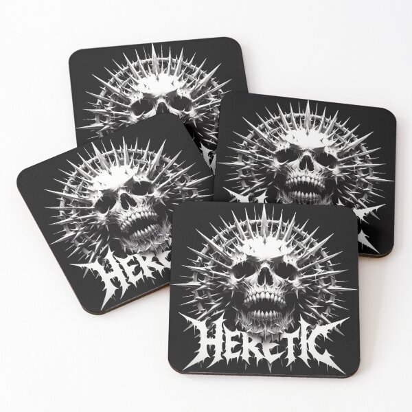 Item preview, Heretic Spikes - Retro Metal designed and sold by Ukid.