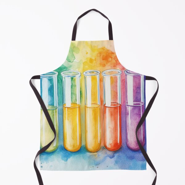 Item preview, Colorful 5 Watercolor Science-Chemistry Test Tubes designed and sold by GrinGalore.