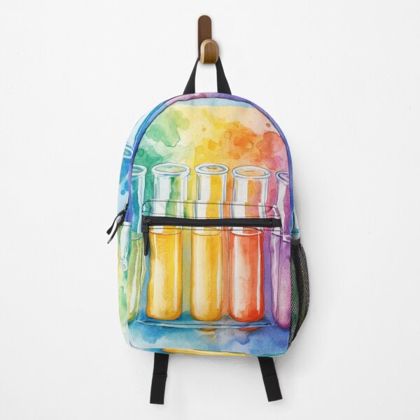 Item preview, Colorful 5 Watercolor Science-Chemistry Test Tubes designed and sold by GrinGalore.