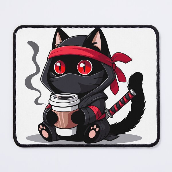 Item preview, cat coffee sticker designed and sold by Me-design34.