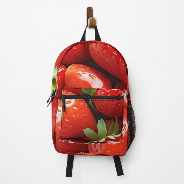 Item preview, Glossy Fresh Strawberries in Close-Up designed and sold by ArtComixHaven.