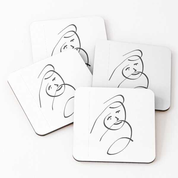 Item preview, Cartoon face tableau designed and sold by lotfi-JesusADAM.