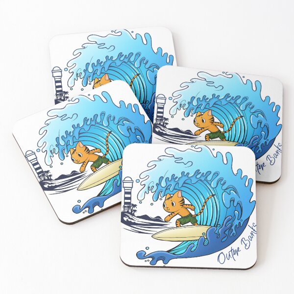 Item preview, A surfing cat designed and sold by CMS-design.