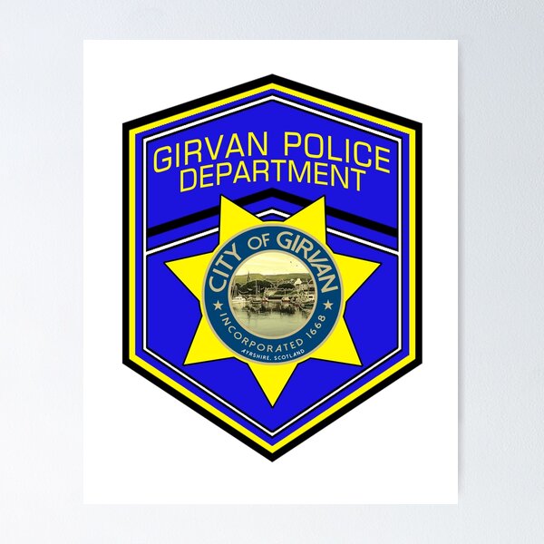Item preview, Girvan PD Logo Full Colour designed and sold by OctoberFifteen.