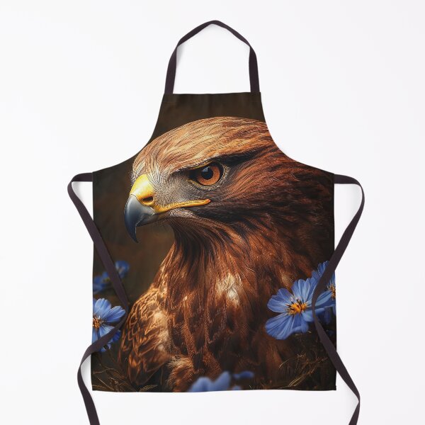 Item preview, Harris Hawk portrait closeup - Nature photo designed and sold by TheArtistOf2022.